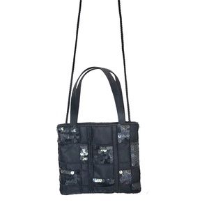 La Regale Vintage Crossbody Black Small Handbag